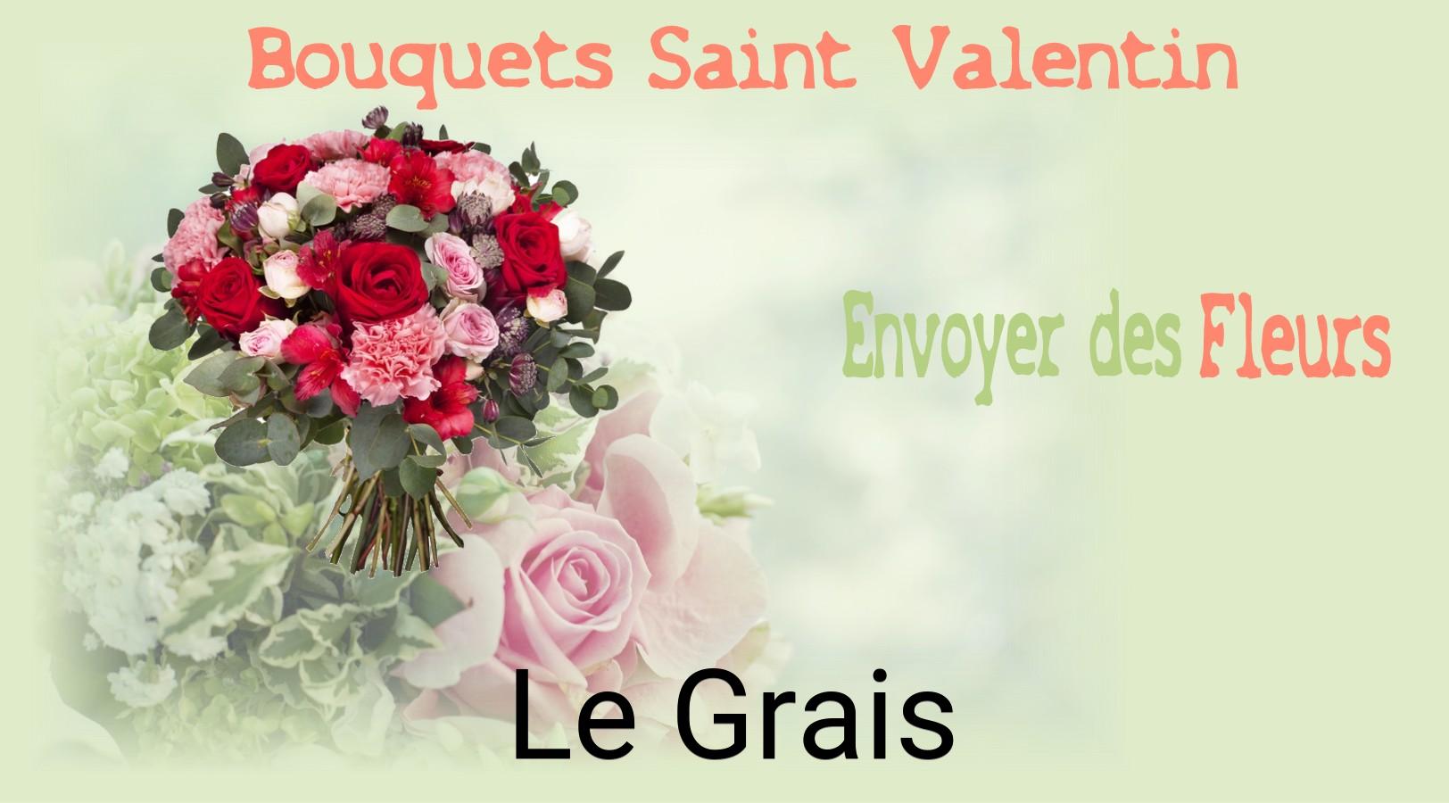 Roses de Saint-Valentin livrées à Le Grais